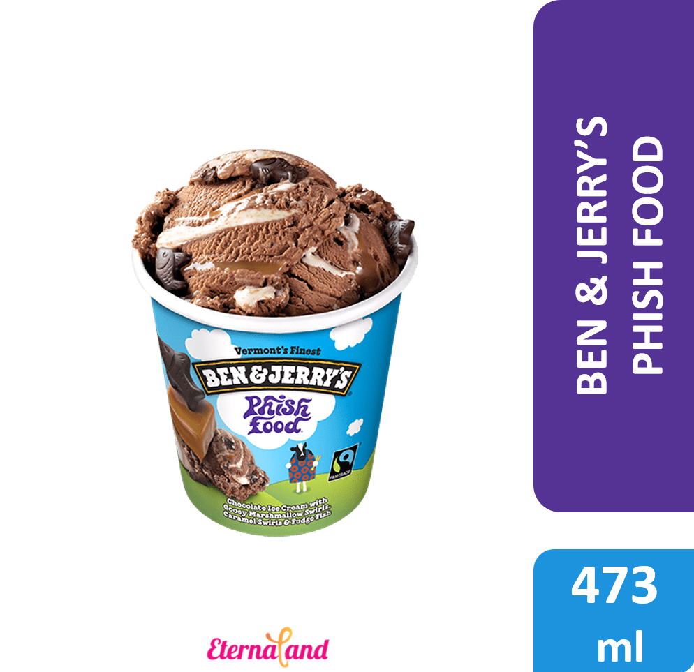 Ben & Jerry Phish Food 1 Pint / 473 ml