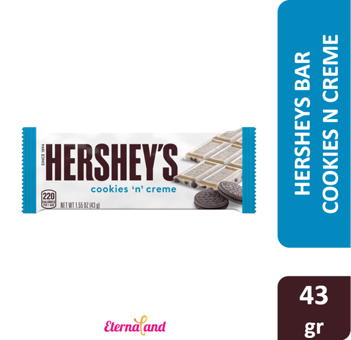 [034000702152] Hersheys Cookies n Creme 1.55 Oz