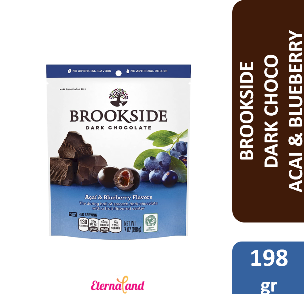 Brookside Dark Chocolate Acai & Blueberry Flavor 7 Oz