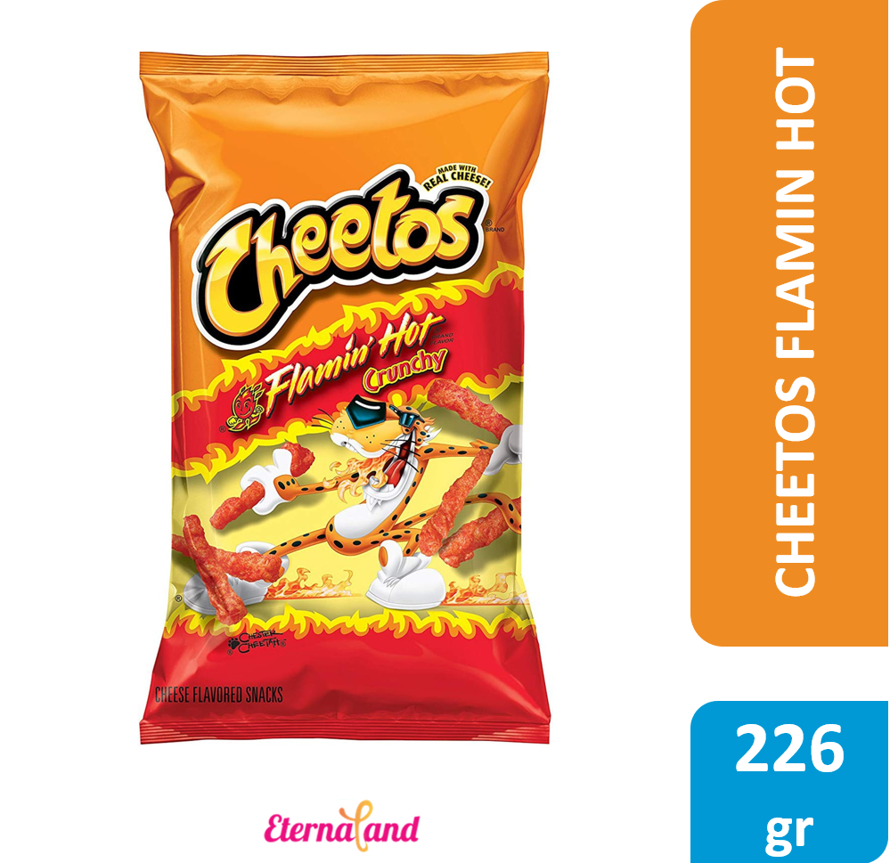 Cheetos Crunchy Flamin Hot 8 oz