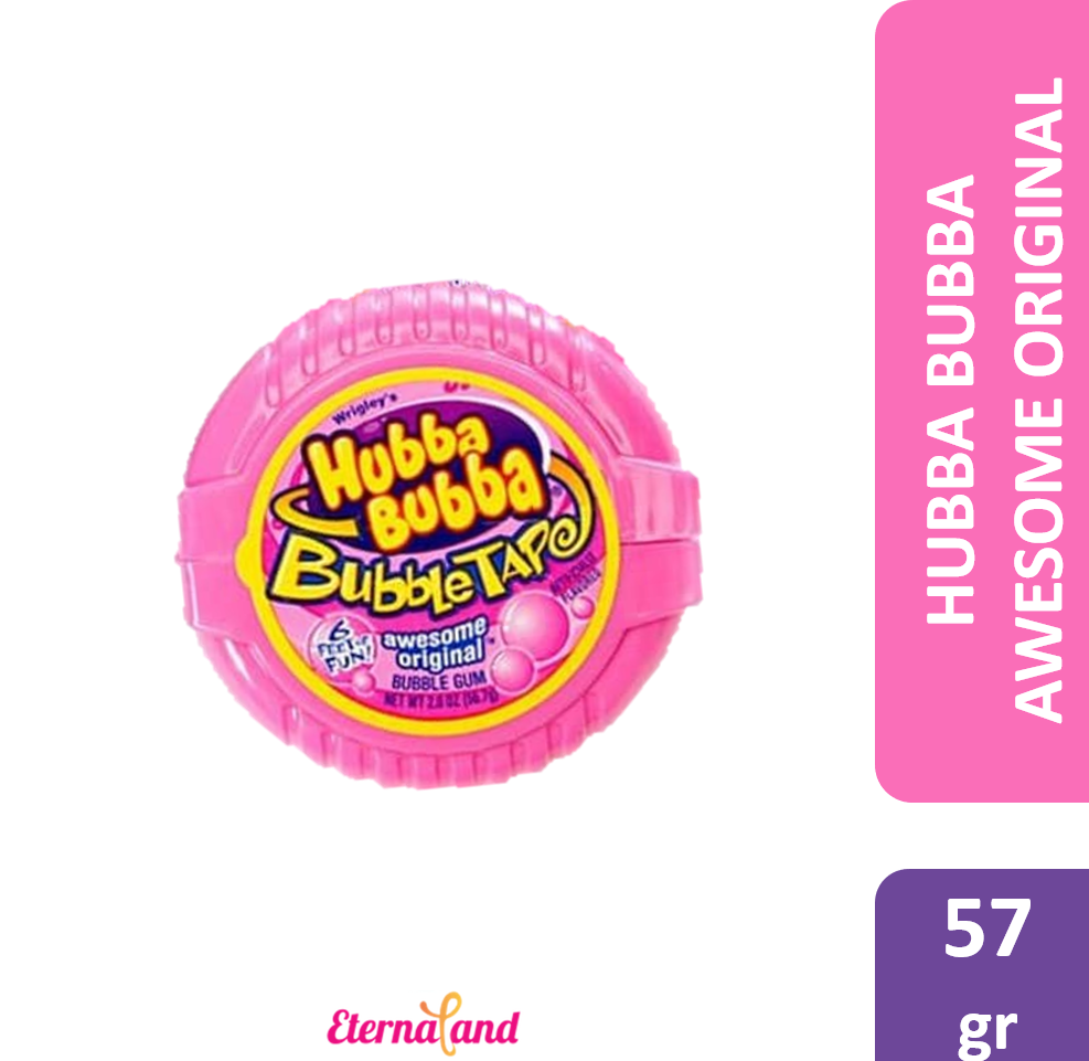 Hubba Bubba Gum Tape Awesome Original 2-Oz