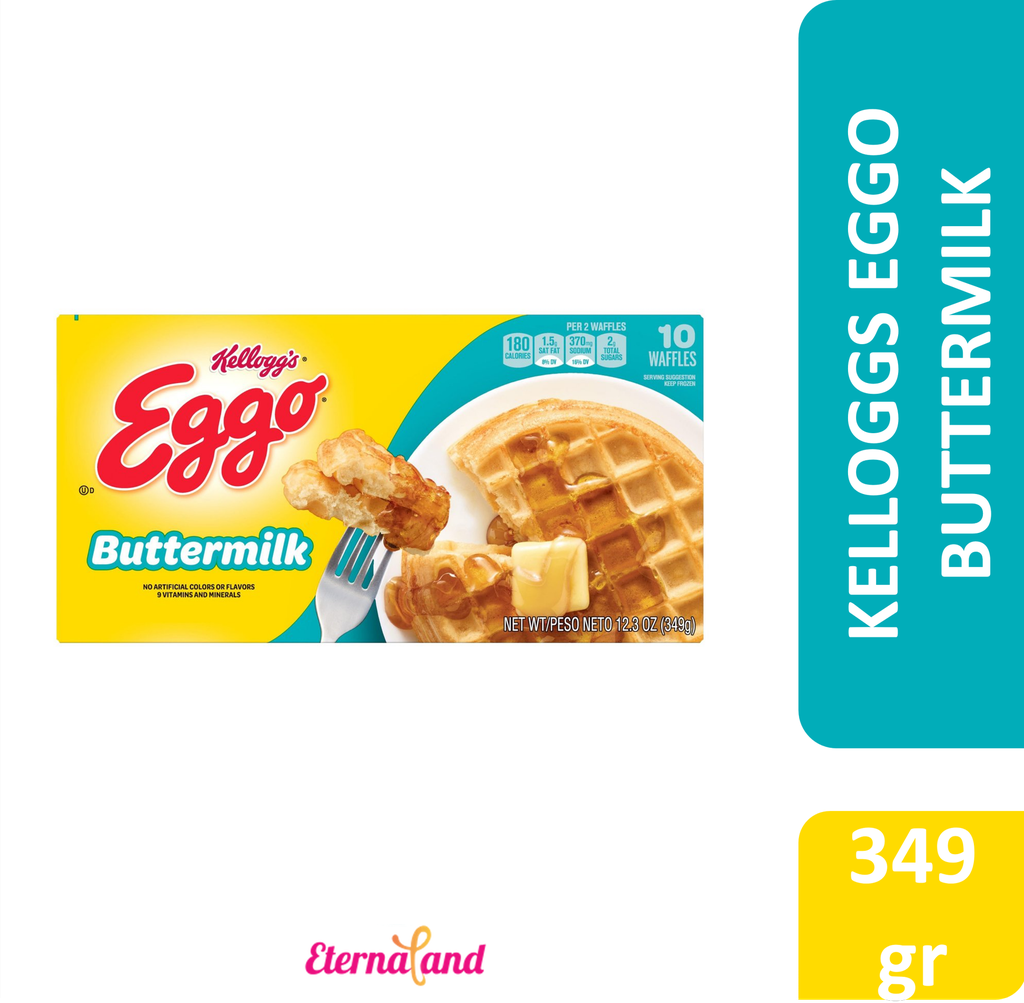 Kelloggs Eggo Waffles Buttermilk 12.3 oz