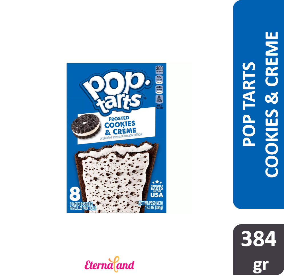 Kelloggs Pop Tarts Cookies & Creme 8 ct, 13.5 Oz