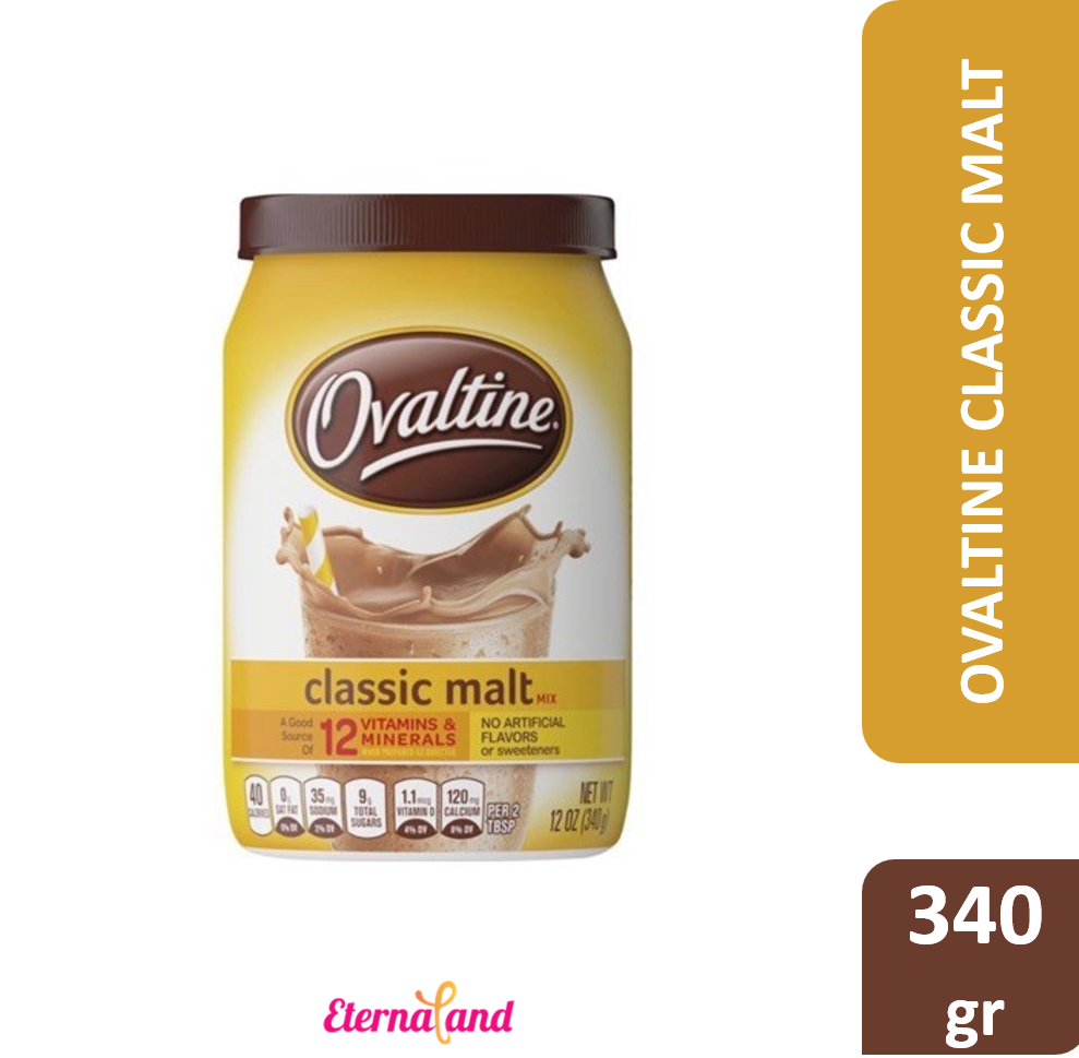Ovaltine Classic Malt 12 Oz