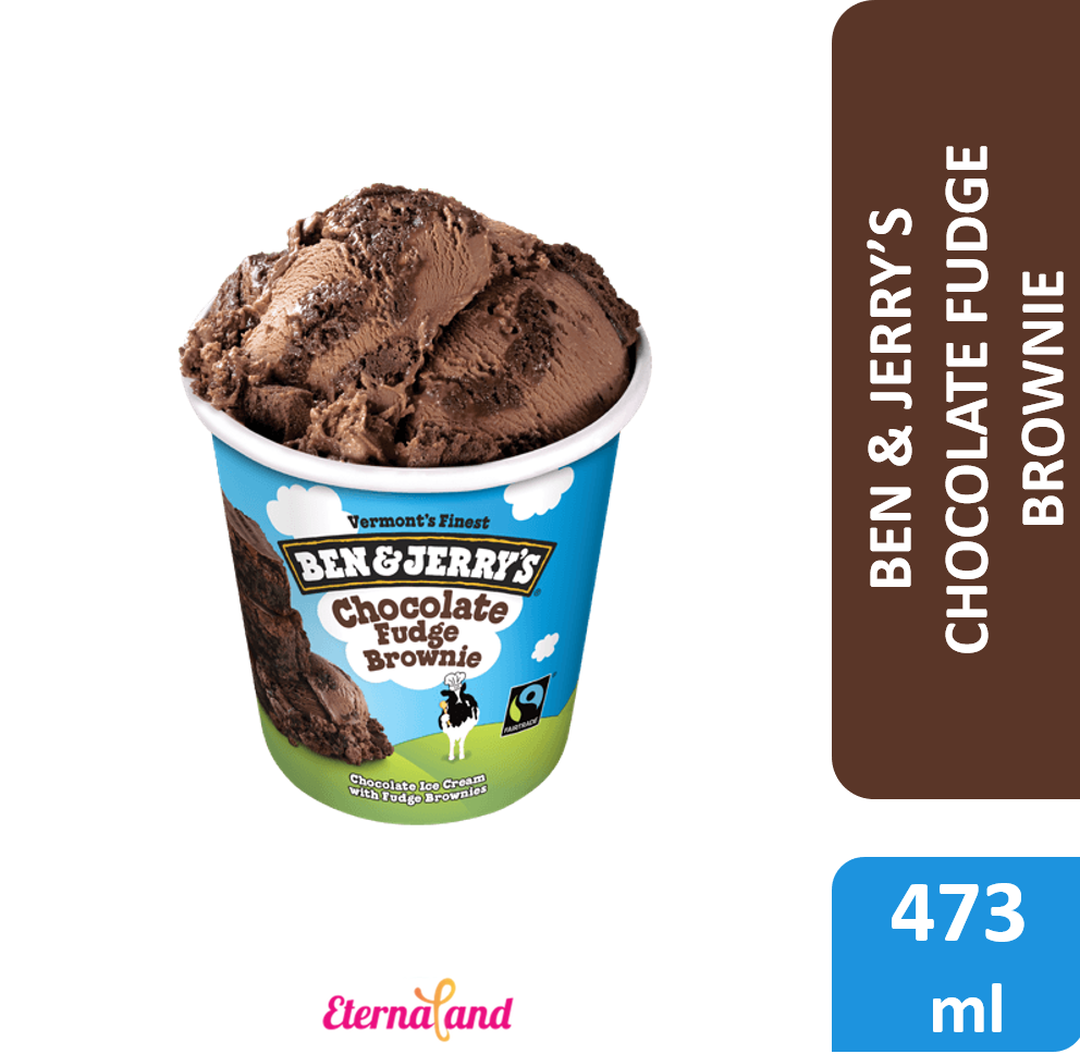 Ben & Jerry Chocolate Fudge Brownie 1 Pint / 473 ml