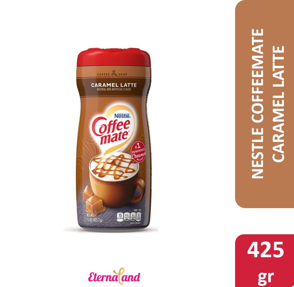 Nestle Coffee Mate Powder Creamer Caramel Latte 15 oz
