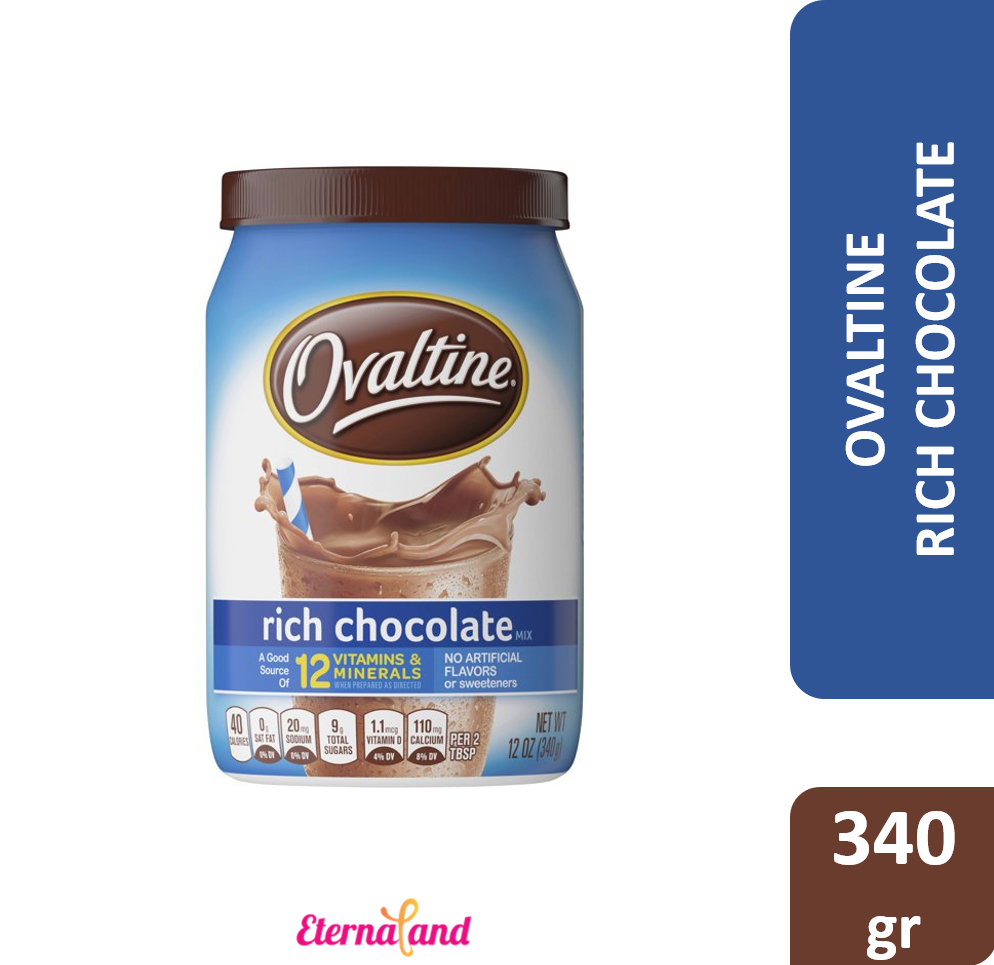 Ovaltine Rich Chocolate 12 Oz