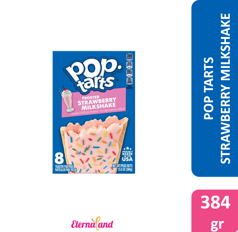 Kelloggs Pop Tarts Frosted Strawberry Milkshake 13.5 oz
