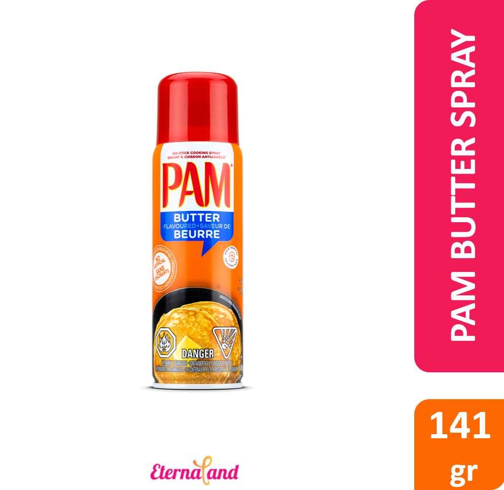 Pam Butter Cooking Spray 5 oz
