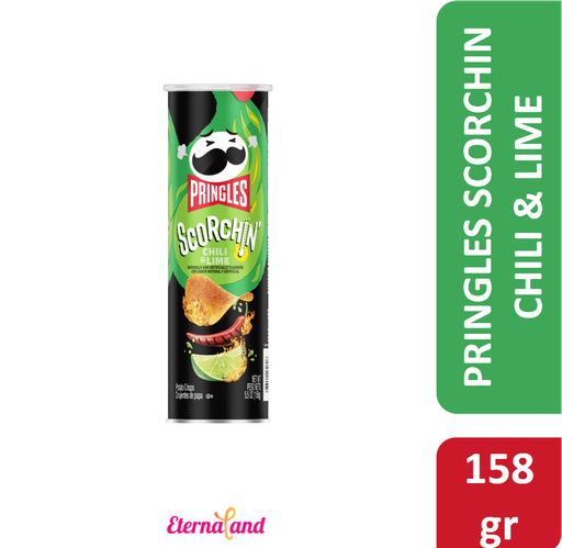 [038000180606] Pringles Extra Hot Chili & Lime 5.5 Oz
