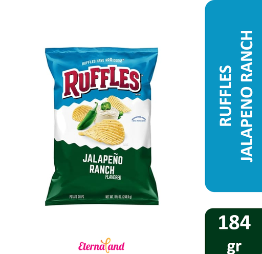[028400659765] Ruffles Jalapeno Ranch 6.5 oz