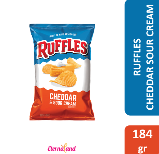 [028400017053] Ruffles Sour Cream & Cheddar 6.5 oz