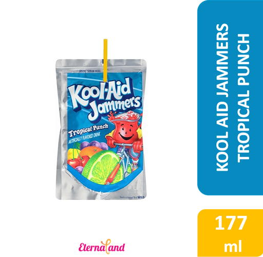 [043000028254] Kool Aid Jammers Tropical Punch 177 ml / 6 fl oz
